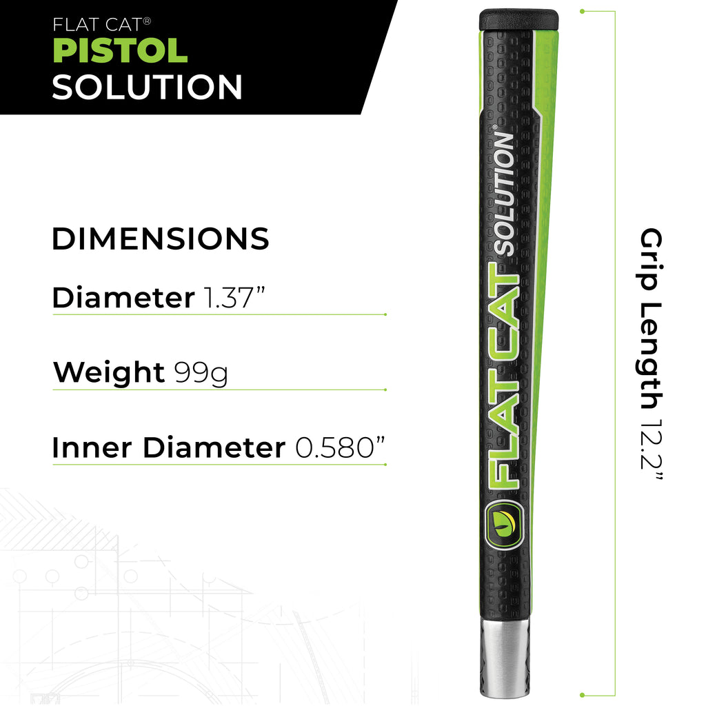 FLAT CAT SOLUTION PISTOL PUTTER GRIP