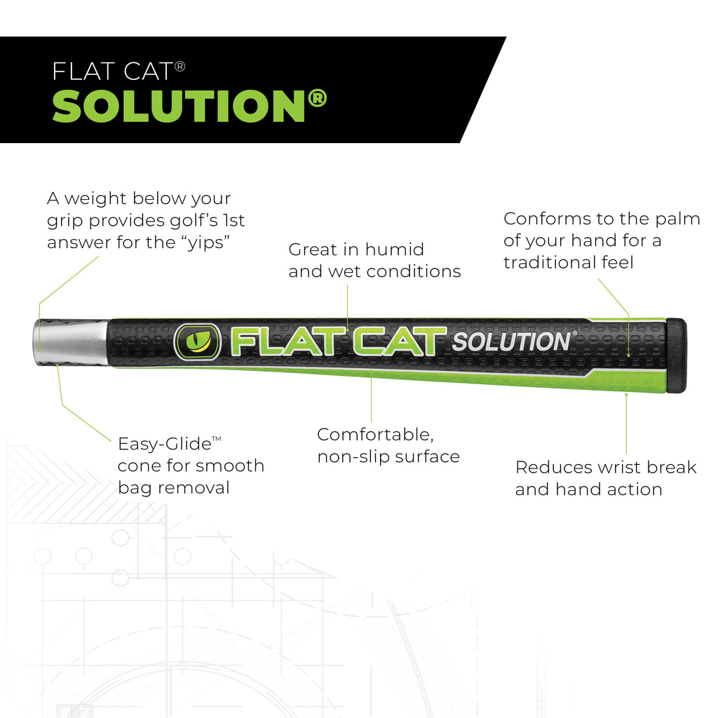 FLAT CAT SOLUTION PISTOL PUTTER GRIP