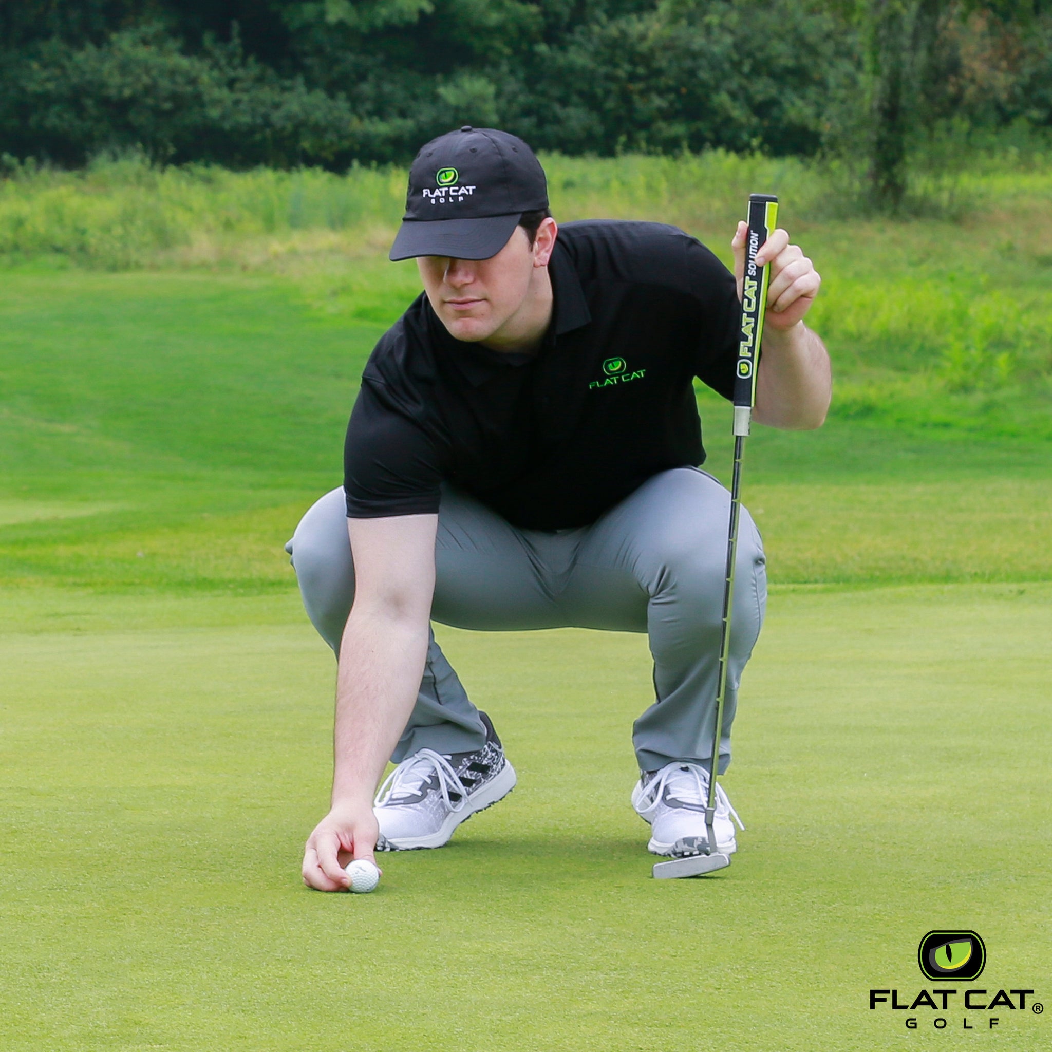 FLAT CAT SOLUTION PISTOL PUTTER GRIP - FLAT CAT® Golf