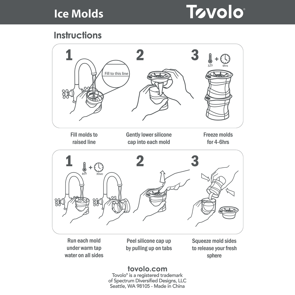 Tovolo Golf Ball Ice Molds (Set of 3)